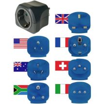 1508160 Adattatore da viaggio Kit da 7 - Brennenstuhl