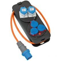 Brennenstuhl - Station elec. camp. 1,5 m 2xCEE230V/16A, 3x230V (1151600030)
