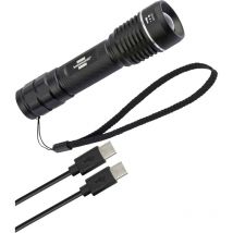 Brennenstuhl - LuxPremium Akku-Fokus-LED-Taschenlampe tl 601 af IP67 / Aufladbare Taschenleuchte mit cree-led (600lm, 190m, fokussierbar, max. 26h,