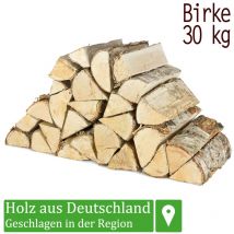 Brennholz Kaminholz Birkenholz Holz 30 kg Birke Für Ofen und Kamin Kaminofen Feuerschale Grill Feuerholz Holzscheite Wood 25 cm Kammergetrocknet