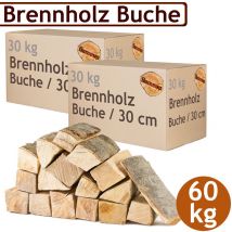 Brennholz Kaminholz Holz 5 - 500 kg Für Ofen und Kamin Kaminofen Feuerschale Grill Buche Feuerholz Buchenholz Holzscheite Wood 30 cm Flameup