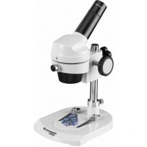 National Geographic - Microscope à Lumière incidente Bresser Junior - 20x + Boîtier stable en Métal