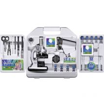 Bresser Optik 88-51000 Junior 300X - 1200X Microscopio per bambini Monoculare 1200 x