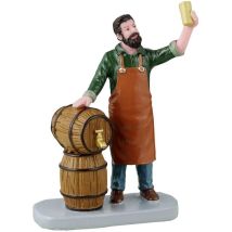 Lemax – Brewmaster Figurine Village de Noël – Résine – 2,5 x 6,2 x 7,2 cm – Décoration de Noël