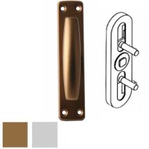 Cremonese Melbourne – 8052740210746 – Alluminio bronzato/argentato – 33x150mm – Brialma