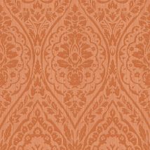 BRICOFLOR Papier peint baroque Tapisserie baroque Papier peint intissé Orange - 10,05 x 0,53 m
