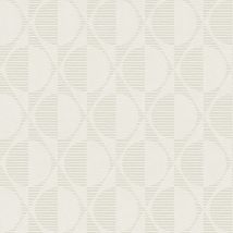 BRICOFLOR Papier peint blanc design | Idée papier peint pour couloir moderne | Papier peint graphique tendance | Papier peint intissé vinyle - 10,05