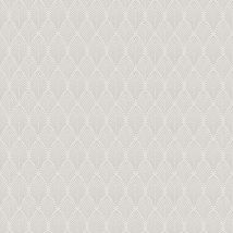 BRICOFLOR Papier peint blanc et argent | Papier peint Art déco | Papier peint pailleté chic | Papier peint pour couloir & salle de bain - 10,05 x