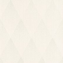 BRICOFLOR Papier peint blanc et argent | Papier peint pailleté | Papier peint moderne | Papier peint losange & pois | Papier peint couloir séjour