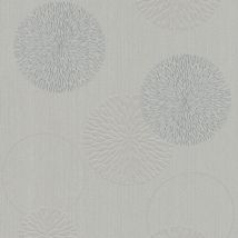 BRICOFLOR Papier peint géométrique gris | Papier peint à motif vinyle & intissé | Papier peint graphique | Papier peint brillant chambre & séjour