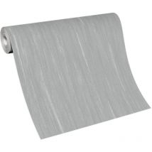 BRICOFLOR Papier Peint gris clair uni Tapisserie intissée pour salon, chambre & plus Papier Peint uni gri clair pour couloir