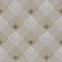 BRICOFLOR Papier peint Gris | Papier peint Art déco, Design - 10,05 x 0,53 m