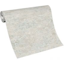 BRICOFLOR Papier Peint Imitation brique et pierre crème Tapisserie intissée pour bureau, salon & plus Papier Peint effet pierre et brique