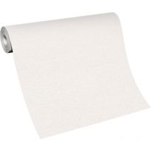 BRICOFLOR Papier Peint monochrome crème Papier Peint gaufré crème pour salon, chambre à coucher & plus Tapisserie intissée crème