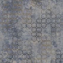 BRICOFLOR Papier peint or & anthracite | Papier peint chic design | Papier peint graphique | Papier peint chambre & salon | Papier peint foncé