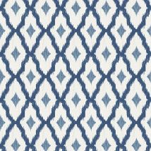 BRICOFLOR Papier peint oriental Tapisserie orientale Papier peint intissé Bleu Blanc - 10,05 x 0,53 m