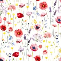 BRICOFLOR Papier peint Sale Multicolore Blanc Papier peint papier - 10,05 x 0,53 m