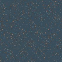 BRICOFLOR Papier peint terrazzo | Papier peint cuivre & bleu pétrole | Papier peint terrazzo salle de bain & bureau | Papier peint moderne design