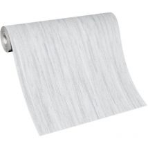BRICOFLOR Papier Peint uni gris clair Papier Peint texturé gris pour chambre Tapisserie unie gris clair pour salon, couloir & plus