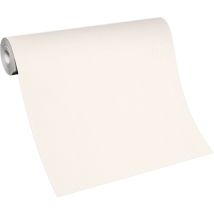 BRICOFLOR Papier Peint uni moderne beige Tapisserie intissée pour chambre à coucher, salon & plus Papier Peint sans raccord beige