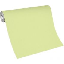 BRICOFLOR Papier Peint vert anis Tapisserie unie verte pour cuisine, chambre & plus Papier Peint intissé monochrome vert anis