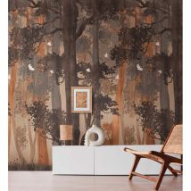 Bricoflor - a.s. Creation Fototapete Livingwalls The Wall ii 392371 Ein Motiv pro Rolle 2.80 x 1.59 m Botanisch Braun