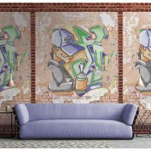 Bricoflor - a.s. Creation Fototapete Livingwalls The Wall ii 392411 Ein Motiv pro Rolle 2.80 x 1.59 m Steinoptik Braun