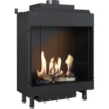 Kratki - bricosol Chimenea de Gas leo 62 afrontar propano ∅ 100/150 5,1 kW