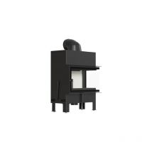 Kratki - bricosol Chimenea de leña de acero floki m derecho 10 kW ø 200