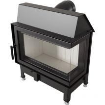 Kratki - bricosol Chimenea de leña de acero zibi derecha 11 kW ø 180