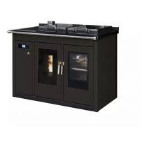 Klover - bricosol cocina de pellets modelo smart 120 bt Negro