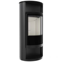 Kratki - bricosol Estufa de leña de acero runa ø 150 8 Kw