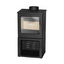 Fundicio - bricosol estufa de leña de hierro fundido modelo olga stand up de