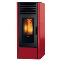 Klover - bricosol estufa de pellet modelo dea eco 8 burdeos