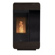 Klover - bricosol estufa de pellet modelo diva 3000 wood Color Wengé