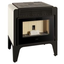 Ferlux - bricosol estufa de pellets ares 8 marron vintage de