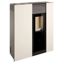 Ferlux - bricosol estufa de pellets genesis steel 10 blanco perla de