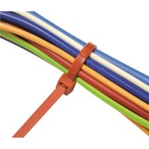 Sapiselco - Abrazadera de cables Nylon rojo 280x 4,5mm a100 unidades. Sapi