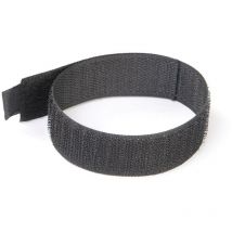 Fixman - Bridas sujetacables con cierre autoadherente, 10 pzas 300 mm, negro