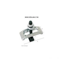 Piher - Bride réglable 700 avec vis et écrou 123X56 T-24