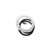 Bride, joints, et vis pour bonde de fond BL311, blanc