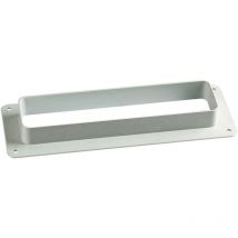 Bride murale rectangulaire pvc - Décor : Blanc - Section : 55 x 220 mm - Matériau : PVC - S&P