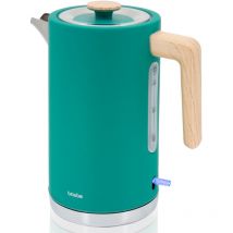 Briebe - KT1165GRE Nordic Hervidor Agua Eléctrico 1,7L Inalámbrico Ebullición Rápida, Libre de bpa, Base de 360° 2200W Verde