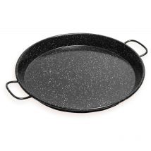 Briebe - Levante Poêle à Paella Induction 22 cm, Acier Émaillé, pour 1 Portion de Paella Noir