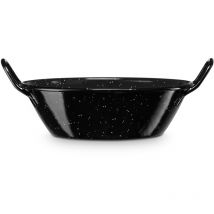 Briebe - Levante Poêle à Paella Induction 28cm, Acier Émaillé, Casserole Profonde 4,3 l Tous Feux Noir