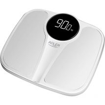 Briebe SC1124W Pèse-personne Numérique Haute Précision 180 kg, Écran LED, Arrêt Automatique Blanc
