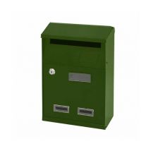 Mille Srl - Briefkasten grün 21x10x33h aus Stahl