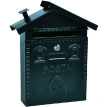 Schmiedeeisen briefkasten HAUSFORM-700 L28xT8xH34 cm