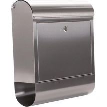 Rottner - Briefkasten Rondello H.435mm B.385mm T.140mm grau va din C4