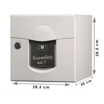 Briefkasten Solea Mit 2 Türen, Mattweiß - Renz